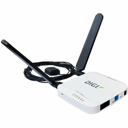 Digi EX15 2 SIM Cellular, Ethernet Modem/Wireless Router - HSPA+, WCDMA, LTE Advanced - 37.50 MB/s Wireless Speed - 1 x Network Port - 1 x Broadband Port - PoE Ports - Gigabit Ethernet - Desktop