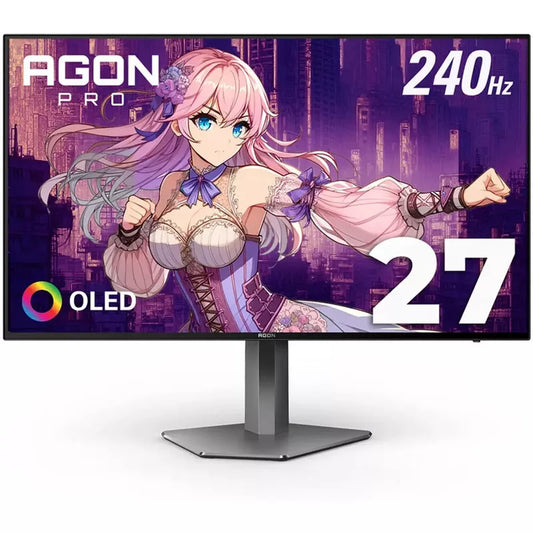 AOC AGON PRO AG276QZD2 27" Class WQHD Gaming OLED Monitor - 16:9 - 27" Viewable - OLED - 2560 x 1440 - 30 µs - Speakers - HDMI - DisplayPort