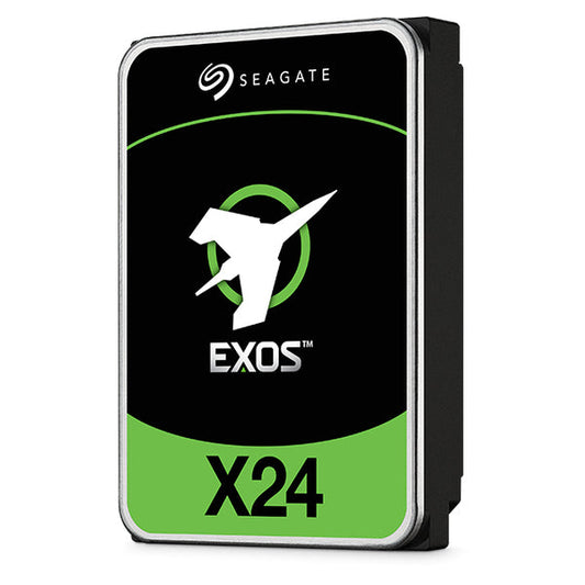 Seagate Exos X24 ST24000NM007H 24 TB Hard Drive  3.5  Internal  SAS (12Gb/s SAS)  Conventional Magnetic Recording (CMR) Method
