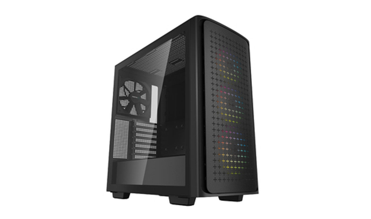 Deep DeepCool CK560 Mid-Tower ATX Case, Airflow Front Panel, Full-Size Tempered Gl