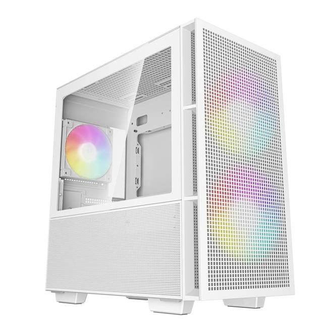 DeepCool CH360 Tempered Glass Window Mini-ITX Micro-ATX Case  White