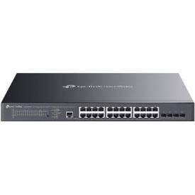 TP-Link 24-Port Gigabit and 4-Port 10GE SFP+ L2+ Managed Switch with 16-Port PoE+ & 8-Port PoE++ - 24 Ports - Manageable - Gigabit Ethernet, 10 Gigabit Ethernet - 10/100/1000Base-T, 1000Base-X, 10GBase-X - 2 Layer Supported