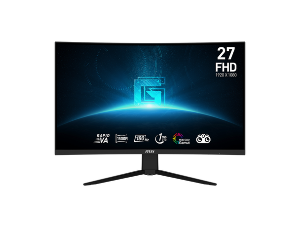 MSI 27\  1920 x 1080 LCD Anti-glare  Cable Lock Slot Curved Gaming Monitor  G27C3F