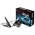 MSI HERALD-BE WI-FI 7 Max PCIe Network Adapter w/ External Dual Antenna Array