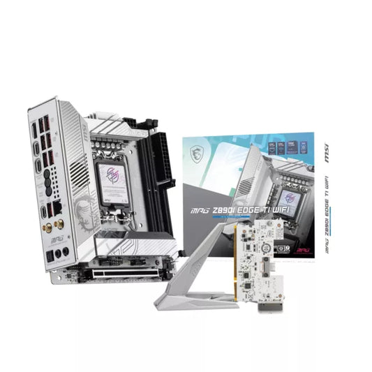 MSI MPG Z890I Edge TI WiFi LGA1851 mITX Desktop Motherboard MPG Z890I EDGE T