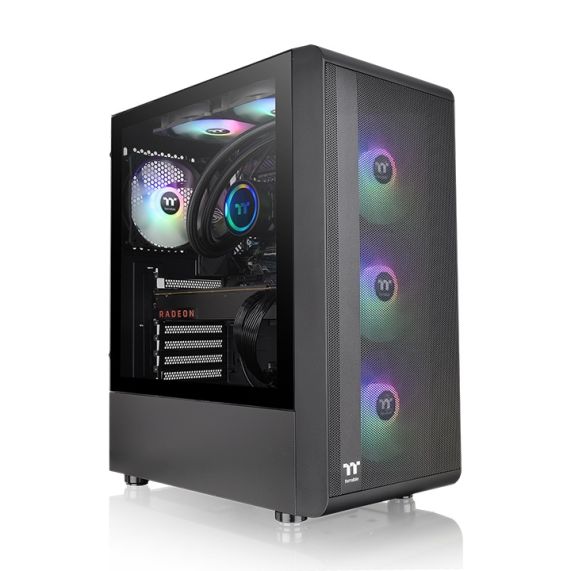 Thermaltake S200 TG ARGB Mid Tower Black Case CA-1X2-00M1WN-01