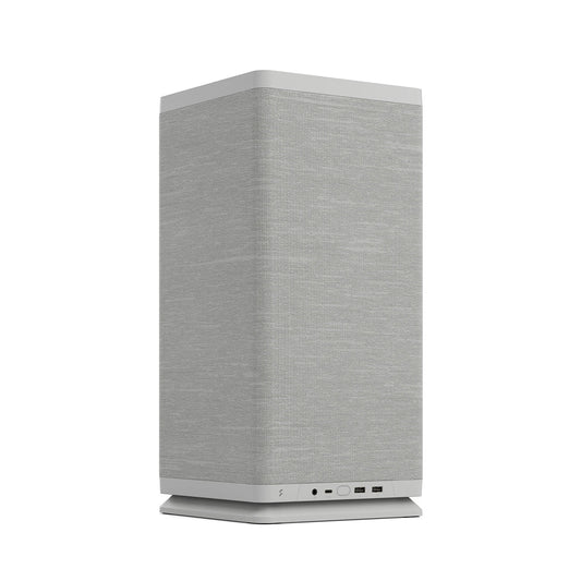 Fractal Design Mood Light Gray Mini-ITX Small Form Factor PC Case with PCIe 4.0