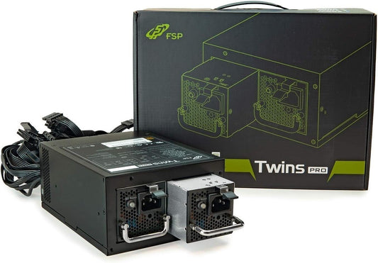 FSP Twins Pro PC PSU ATX PS2 1+1 Dual Module 700W