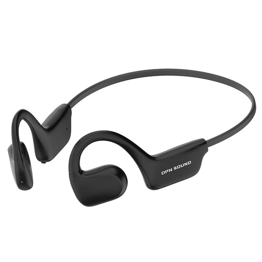 OPN Sound Aperto Bluetooth Open-Ear Neckband Headphones with Microphone  Black  OS1000DA