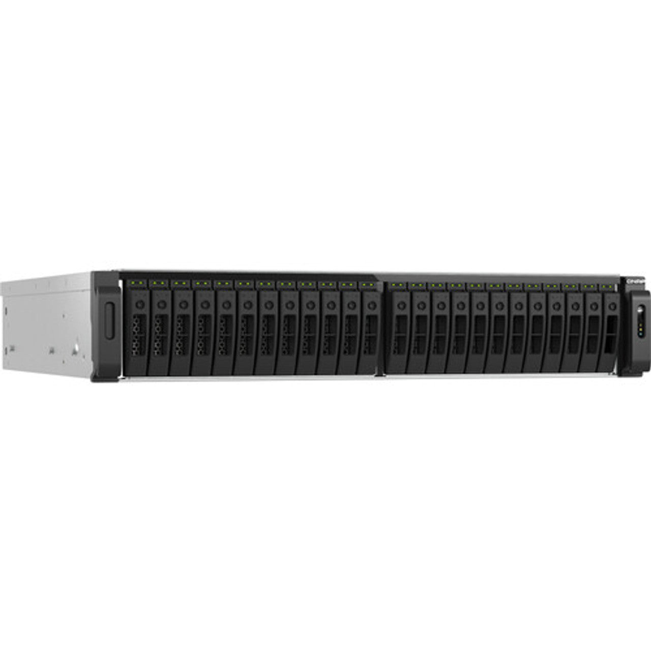 Qnap 2u 30-Bay 2.5 Sata 6gbps All-Flash Nas, Amd Ryzen 7 7000 Series 8c16t (Boost Up To 5.3 Ghz), 64gb Ddr4 Non-Ecc Ram (Up To 128gb), 10gbase-T + 2 - TS-H3077AFU-R7-64G-US