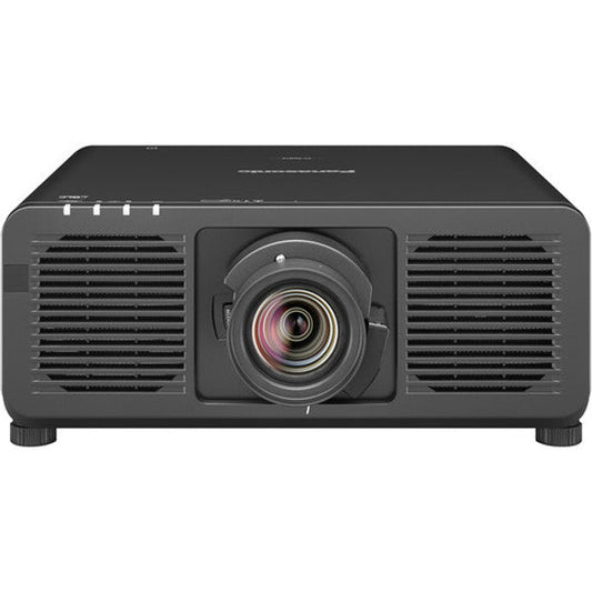 Panasonic PT-REQ12BU 12,000 Lumens, Laser, 4K (3840 x 2400) Resolution with Quad Pixel Drive, Filter-Free, Black, Projector