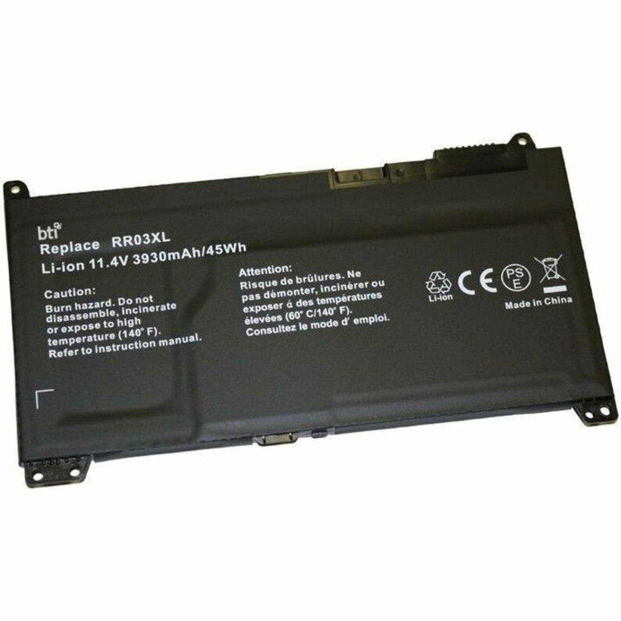 Battery Technology Bti 851610-855-Bti 3-Cell 11.4V li-Ion Notebook Battery for HP Probook 430 G4,430 G5