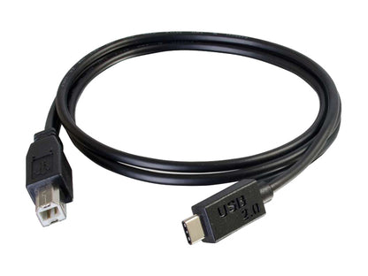C2G 28858 3FT USB 2.0 USB-C TO USB-B CABLE M/M - BLACK