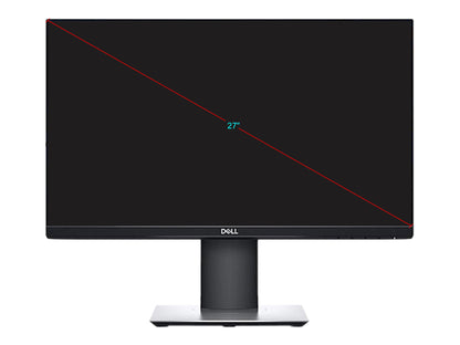 Dell P2719HE 27" Full HD 1920 x 1080 DisplayPort HDMI VGA USB Hub Anti-Glare Flicker-Free UltraThin Bezel LED Backlit Height Adjustable IPS Monitor