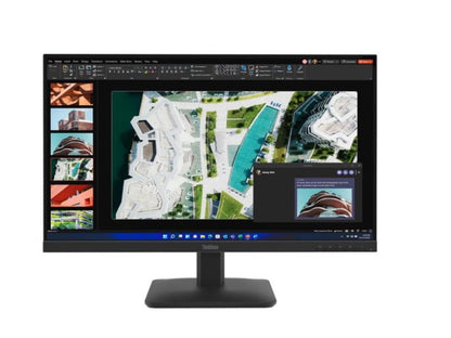 Lenovo ThinkVision S27-4e 27 FHD IPS Monitor, 100Hz, 4ms GTG, HDMI 1.4, VGA, Anti-Glare, Low Blue Light, Tilt, VESA 100x100
