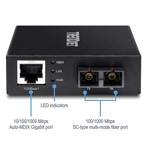 1000Base - T to 1000Base - Sx Multi - Mode Sc Fiber Converter - Dealtargets.ca