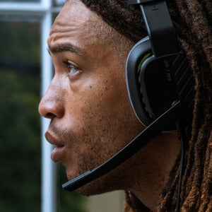 Astro gaming Logitech Astro A10 Headset - Stereo - Mini-phone (3.5mm) - Wired - 32 Ohm - 20 Hz - 20 kHz - Over-the-ear - Binaural - Ear-cup - Uni-directional Microphone - Black