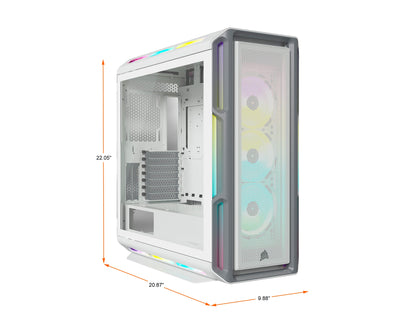 Corsair iCUE 5000T RGB CC-9011231-WW White Computer Case