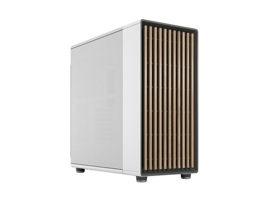 Fractal Design North XL ATX mATX Mid Tower PC Case - Chalk White Chassis with FD-C-NOR1X-03