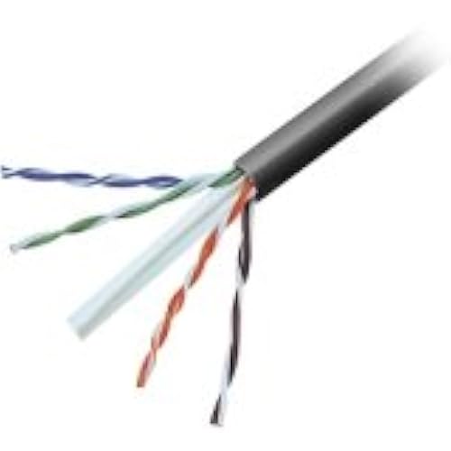 Belkin CAT6 Solid PVC Bulk Cable 4PAIR;24AWG; 500 Black (A7L704-500-BLK)