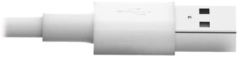 Tripp Lite Apple MFI Certified 6-Feet 2M Lightning to USB Cable Sync Charge iPhone/iPod/iPad - White (M100-006-WH) White 6 ft.