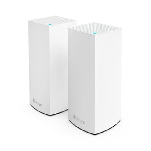 Linksys Atlas WiFi 6 Router Home WiFi Mesh System, Dual-Band, 4,000 Sq. ft Coverage, 50+ Devices, Speeds up to (AX3000) 3.0Gbps - MX2000 2-Pack 4000 ft | 50+ Devices | 3.0Gbps WIFI 6