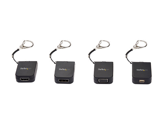 StarTech.com USB-C to DisplayPort Adapter - 4K 60Hz DP Adapter with Built-In Flex Cable and Keychain (CDP2DPFC)