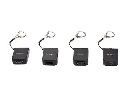 StarTech.com USB-C to DisplayPort Adapter - 4K 60Hz DP Adapter with Built-In Flex Cable and Keychain (CDP2DPFC)
