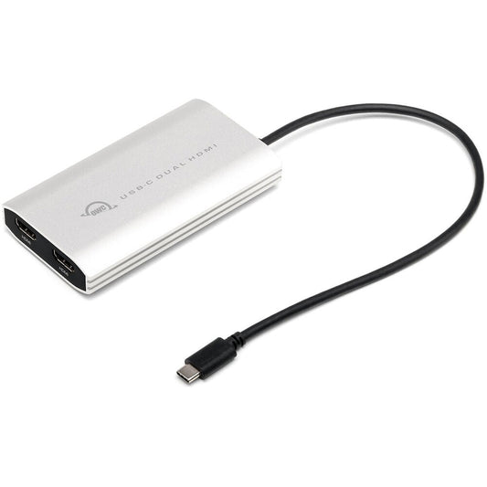 OWC USB Type-C to Dual HDMI 4K Display Adapter with DisplayLink   OWCCADPDL2HDMI