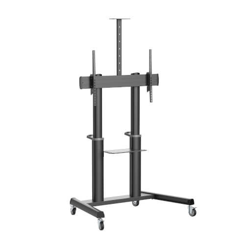 Tripp Lite by Eaton Series Safe-IT Heavy-Duty Rolling Cart For 70" To 120" Displays, UL Certified, Antimicrobial Protection DMCS70120AMUL