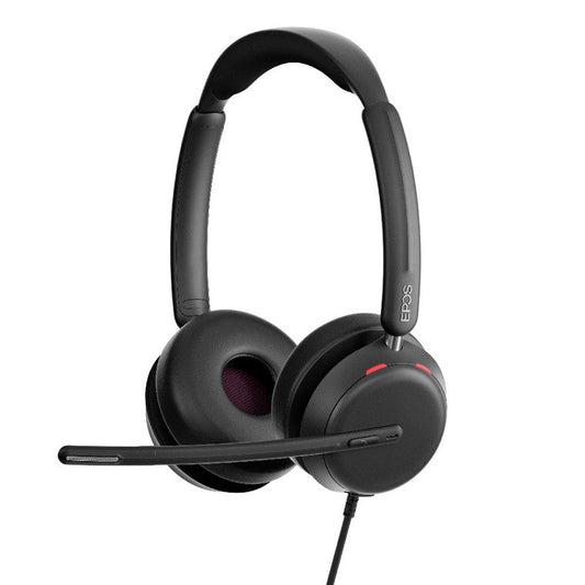 EPOS IMPACT 860 Headset - Microsoft Teams Certification - Stereo - USB Type C - Wired - On-ear, Over-the-head - Binaural - Supra-aural - Noise Canceling