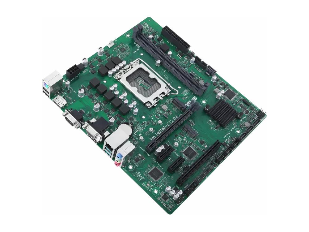 Asus PRO H610M-CT2-D4-CSM Micro-ATX H610 Motherboard - Intel LGA 1700 - PRO H610M-CT2 D4-CSM-SI