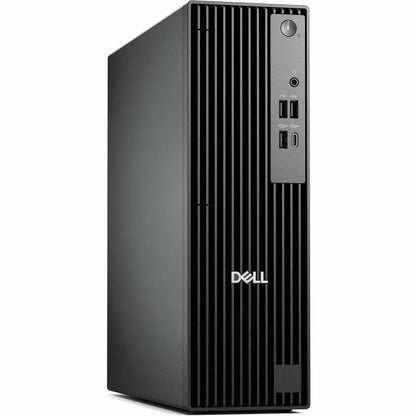 Dell Pro QCS1250 Desktop Computer - Intel Core Ultra 5 235 - 8 GB - 256 GB SSD - Slim PC - Standard Black - Intel Chip - Windows 11 Pro - Intel DDR5 SDRAM - English (US) Keyboard - 180 W