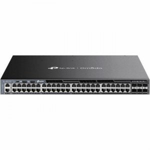 TP-Link Omada 48-Port Gigabit Stackable L3 Managed PoE+ Switch With 6 10G Slots SG6654XHP