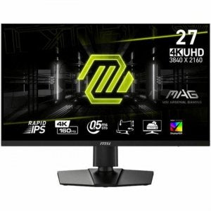 MSI MAG 274UPF E2 27" Class 4K UHD Gaming LCD Monitor - 16:9 - Black - 27" Viewable - Rapid IPS - 3840 x 2160 - 1.07 Billion Colors - FreeSync - 400 Nit - 500 µs - HDMI - DisplayPort