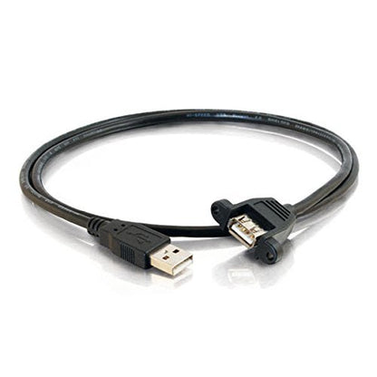 1.5ft USB 2.0 Am to Af Panel Mount Cable - Dealtargets.ca