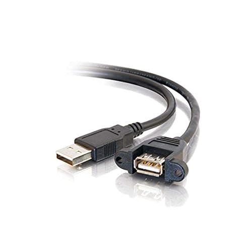 1.5ft USB 2.0 Am to Af Panel Mount Cable - Dealtargets.ca