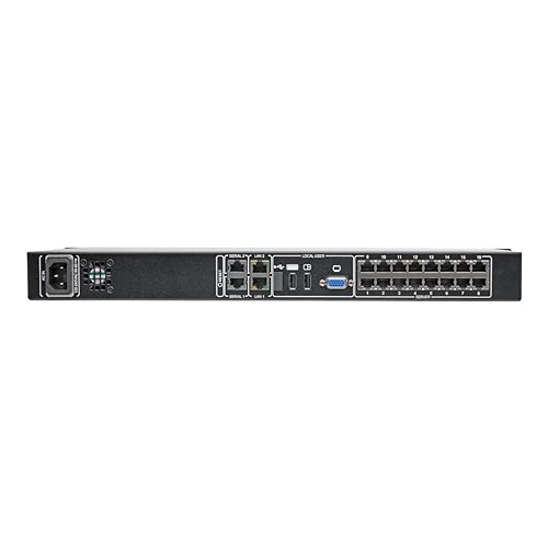 16 - Port 1U Rackmount CAT5 KVM 16 - Port 1 Local + 1 Remote User - Dealtargets.ca