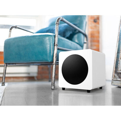 Kanto SUB8V Powered Subwoofer - Matte White