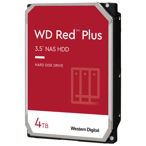 Western Digital 4TB WD Red NAS Internal Hard Drive HDD - 5400 RPM, SATA 6 Gb/s, SMR, 256MB Cache, 3.5" - WD40EFAX