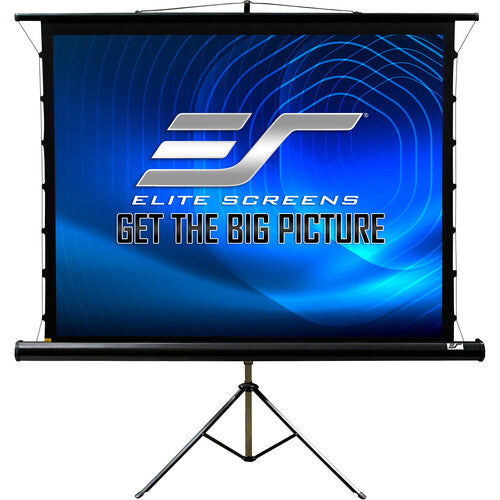 Elite Screens Tripod Tab-Tension CineGrey 5D Series, 103-inch Diag. 16:9, Ceiling Ambient Light Rejecting ALR/CLR Tripod Pull-Up Portable Screen, 8K 4K Ultra HD 3D Ready, 2-Year Warranty, TT103UHD5