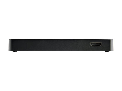 StarTech.com SV211HDUC 2 Port USB C KVM Switch - 4K 60Hz HDMI - Compact Dual Port UHD USB Type C Desktop Mini KVM Switch with USB C Cables - Bus Powered - MacBook iPad Pro ThinkPad IdeaPad EliteBook