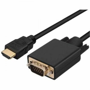 Axiom High Speed HDMI Male To VGA Male Active Cable 6ft - 6 ft HDMI/VGA A/V Cable for Audio/Video Device - Second End: 1 x 15-pin HD-15 VGA 3- Male
