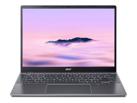 Acer Chromebook Plus 514 CBE594-2T - Intel Core 5 - 120U / Up To 5 GHz - Chrome OS - Intel Graphics - 16 GB RAM - 256 GB SSD NVMe 3D Triple-level Cell (TLC) - 14 IPS Touchscreen 1920 X 1200 - Wi-Fi 7 - Steel Gray - Kbd: US