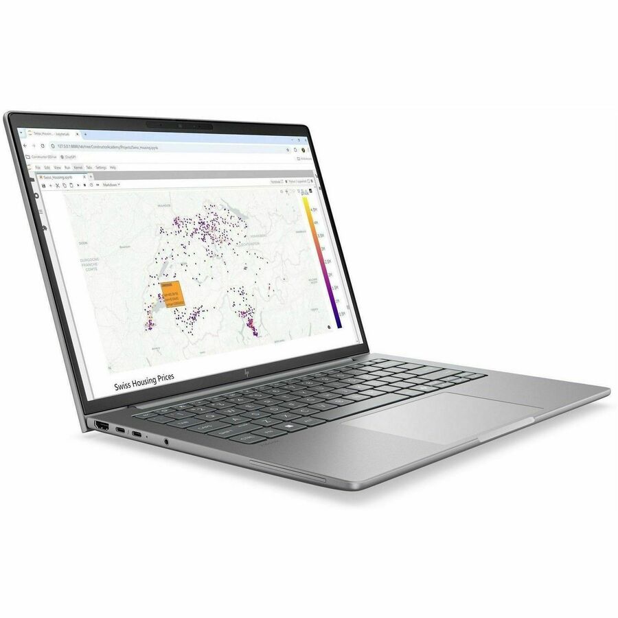 HP ZBook 8 G2a 14 Touchscreen Copilot+ PC Mobile Workstation - AMD Ryzen AI 7 PRO 450 - 16 GB - 512 GB SSD - Windows 11 Pro - Radeon 860M Graphics - Webcam - Wi-Fi 7 - DK9J2UT#ABA