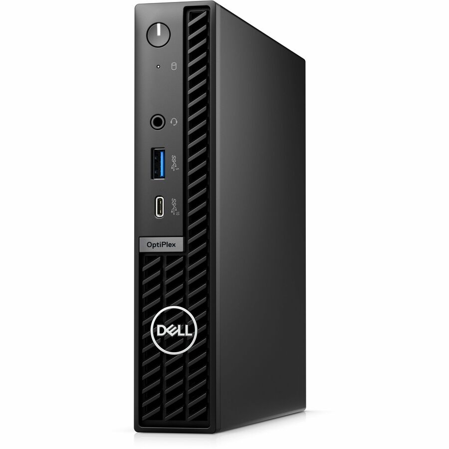 Dell OptiPlex 7000 7020 Desktop Computer - Intel Core i5 14th Gen i5-14500T - 16 GB - 256 GB SSD - Micro PC - Intel Chip - Windows 11 Pro - Intel DDR5 SDRAM - English (US) Keyboard - IEEE 802.11ax - 90 W
