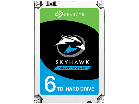 Seagate SkyHawk ST6000VX001 6TB 3.5 Internal Hard Drive - SATA 6.0Gb/s - 256MB Buffer