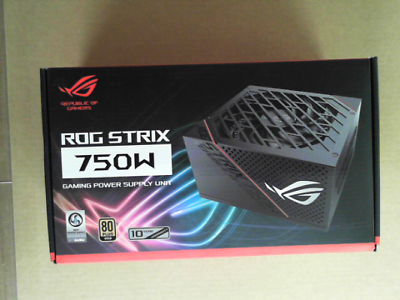 OPEN BOX - ASUS ROG Strix 750 Fully Modular 80 Plus Gold 750W ATX Power Supply