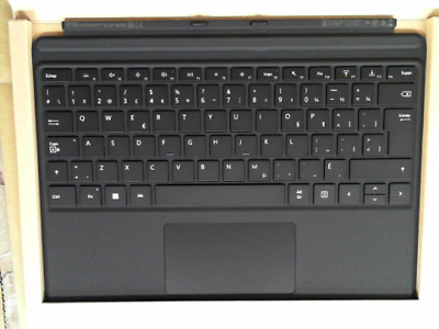 OPEN BOX - Microsoft Canadian Keyboard/Cover Case for Microsoft Surface Pro 8, Surface Pro X Tablet - Black  QJX-00002