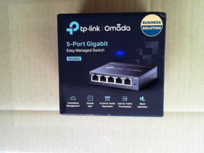 OPEN BOX - Tp-link Omada 5-Port Gigabit Easy Managed Switch ES205G